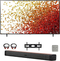 55 Inch HDR 4K UHD Smart NanoCell LED TV Bundle with Soundbar, TV Wall Mount Bracket and Surge Adapter Z670