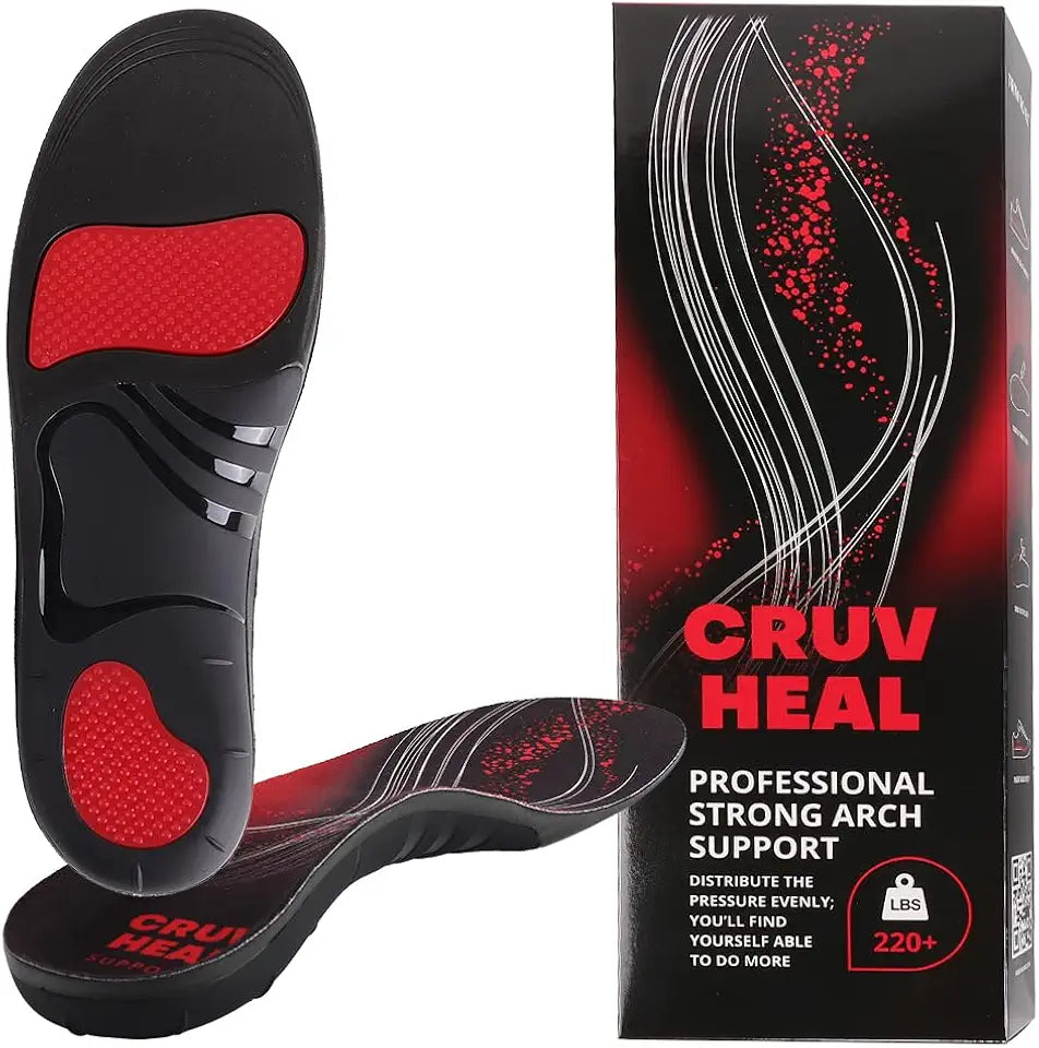 High Arch Support Insoles for Work Boots and Everyday Shoes XL I763930