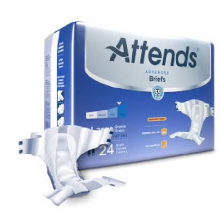 Attends Adult Incontinent Brief Advanced Tab Closure Large Case of 72 Y8107