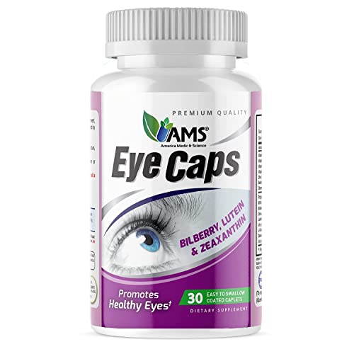 30 Caplets Dietary Supplement with Lutein Zinc Selenium Chromium and Vitamins A C E B2 I640
