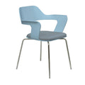 Blue Stacking Chair with Flex Poly Shell F306951