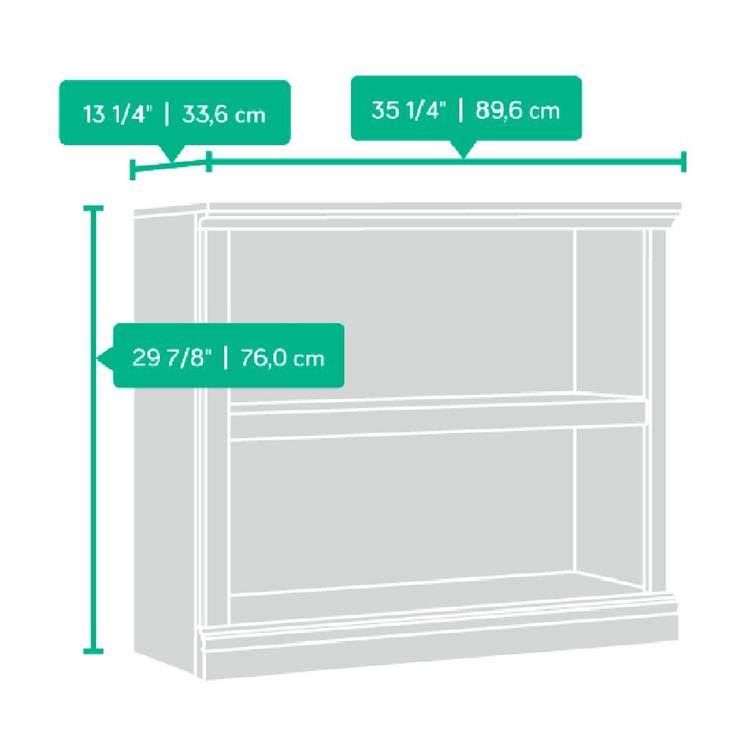 2-Shelf Bookcase Select Cherry Q340635