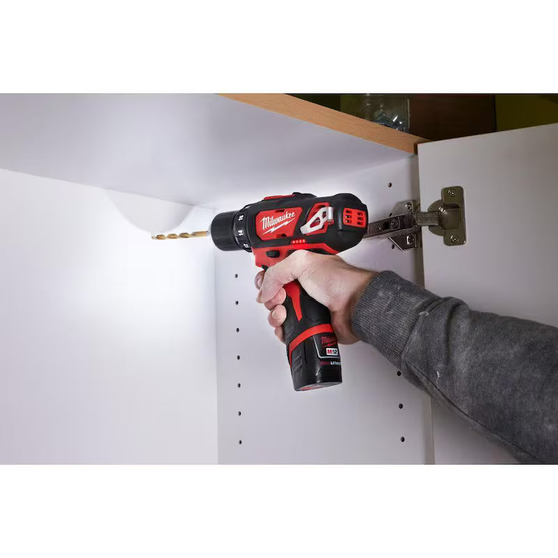 12V Lithium-Ion Cordless Drill Driver/Impact Driver Combo Kit with 45-Piece Bit Set P834937