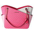 Electric Pink Large Chain Tote Handbag U51298