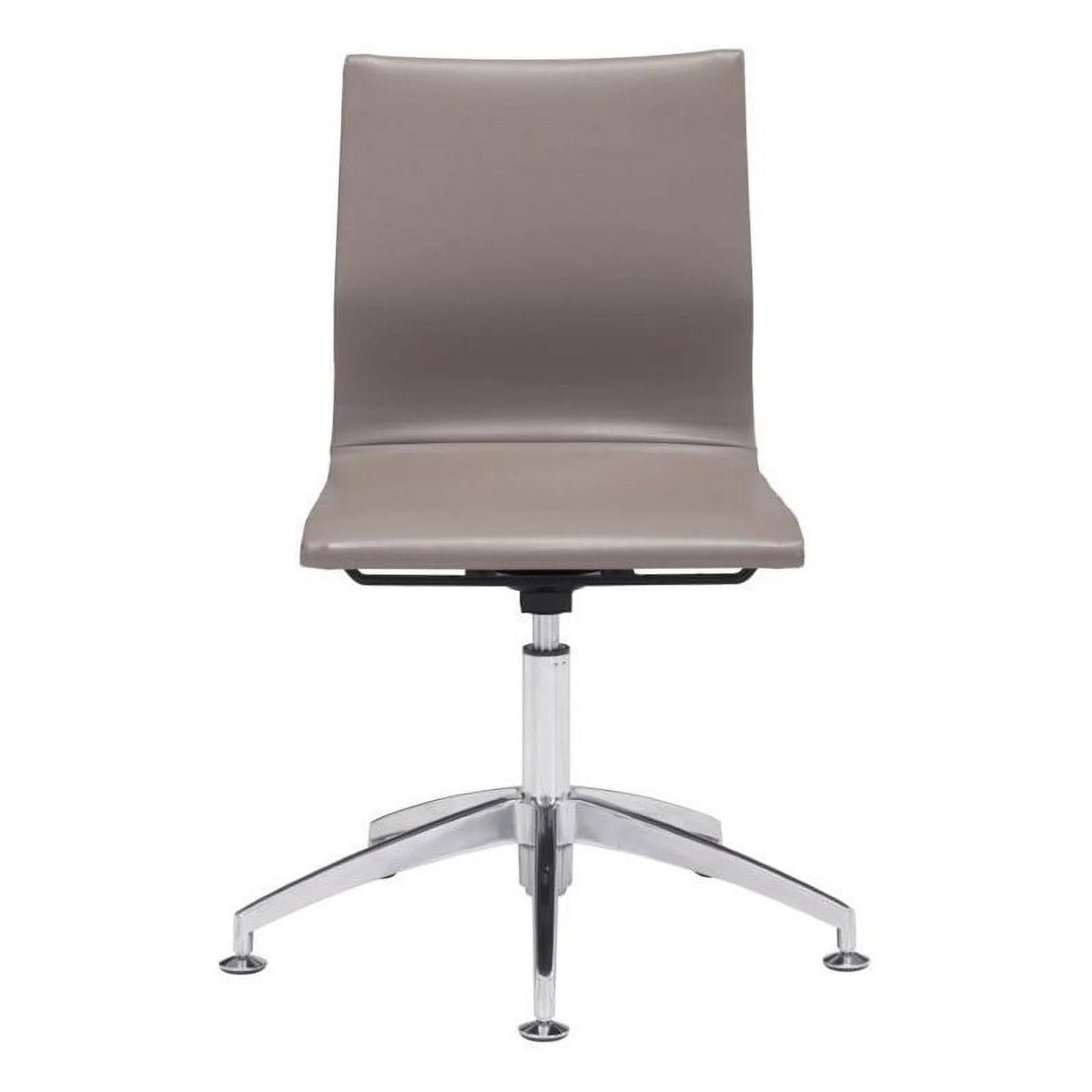 Brown Faux Leather Conference Chair W6048
