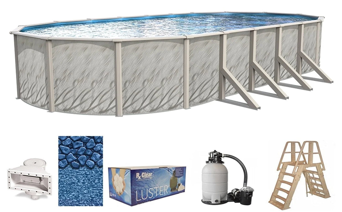 12' x 24' x 52 Oval Above-Ground Swimming Pool P20271