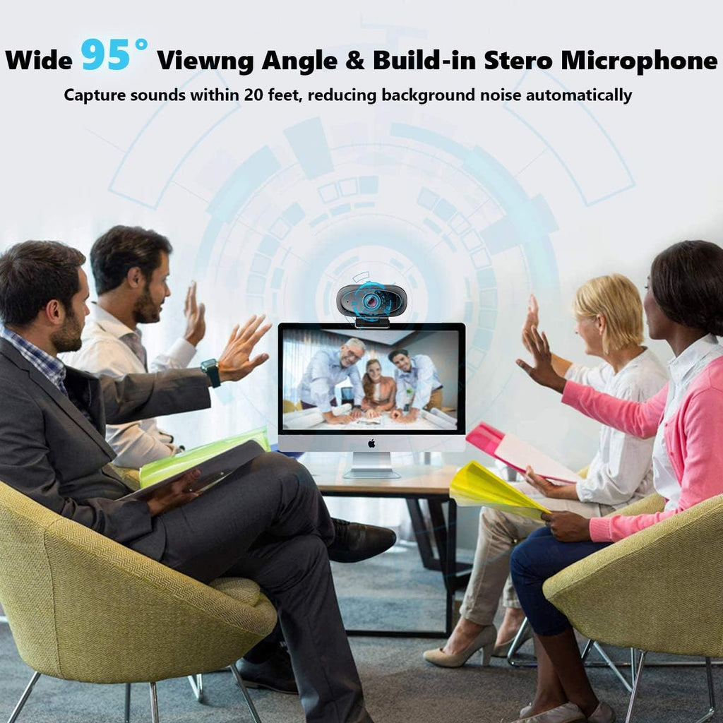 Full HD 1080p Webcam with Microphones T90451