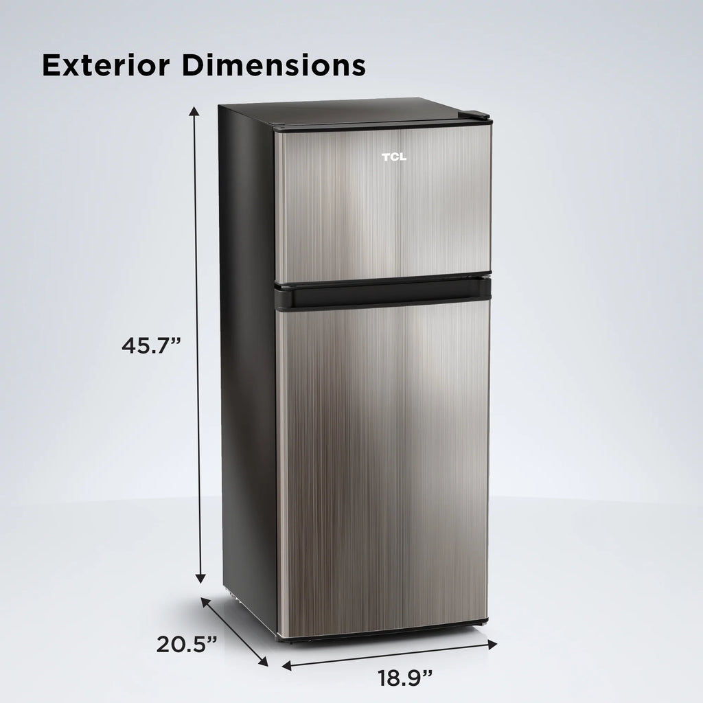 4.5 Cu. ft. Two Door Refrigerator Stainless Look T214487