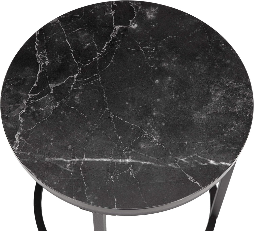 Black End Table Set of 2 S696