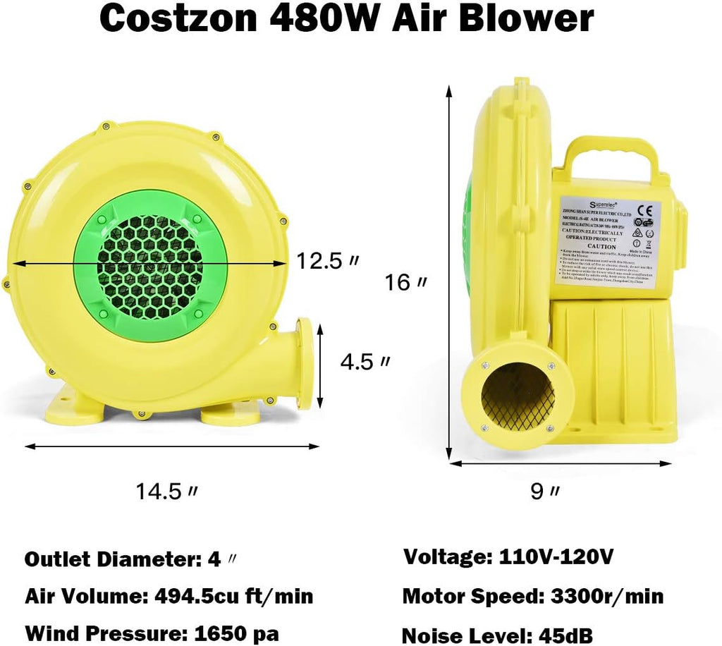 480 Watt Inflatable Bouncer Blower B927