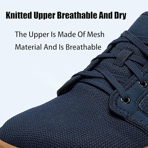 Men's Mesh Lace-Up Flat Casual Sneakers F35420