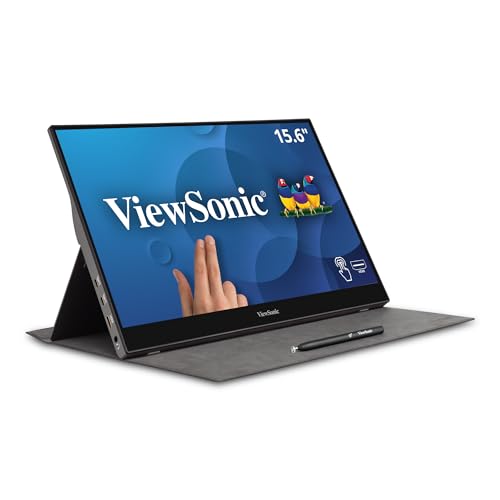 16 Inch 1080p FHD IPS Portable Monitor with Built-in Stand and Protective Case R68135