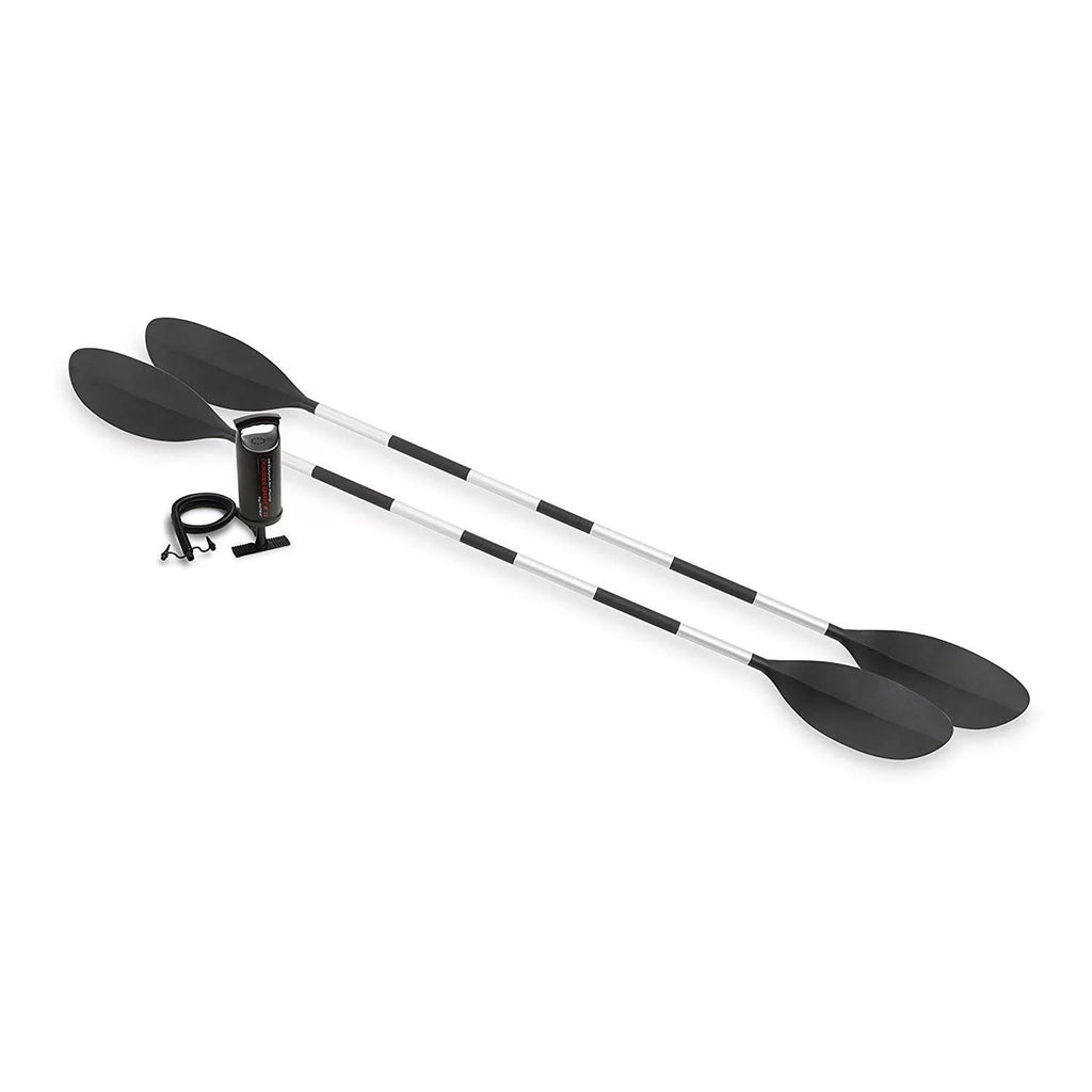 Yellow 2 Person Inflatable Kayak with Oars & Air Pump E597