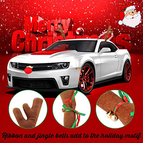Car Reindeer Antler Kit with Tail Nose T89508