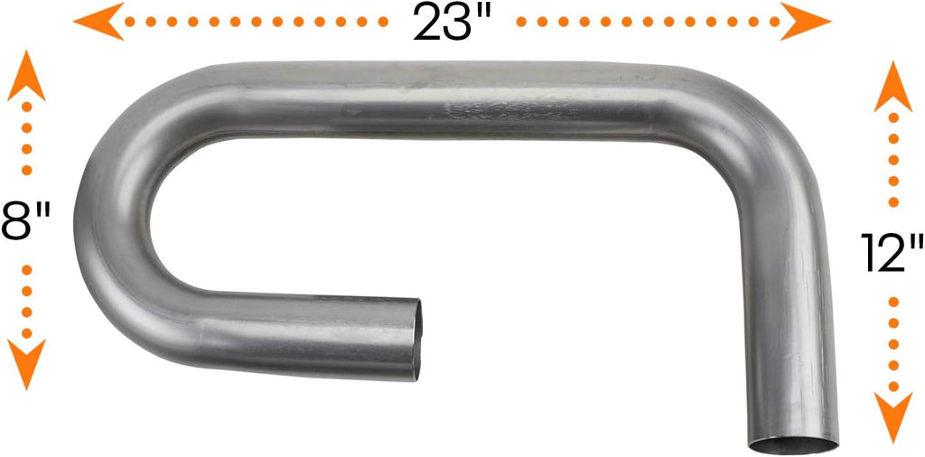 1-3/4 Inch Mild Steel Exhaust Pipe Pack of 2 T585047