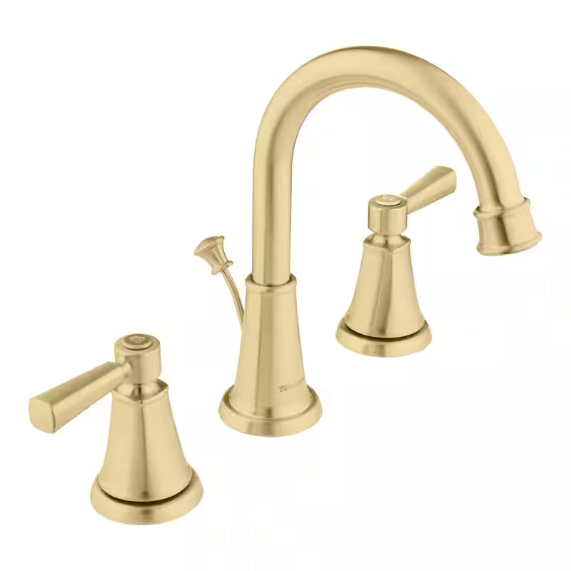 Matte Gold Double-Handle Bathroom Faucet Y720