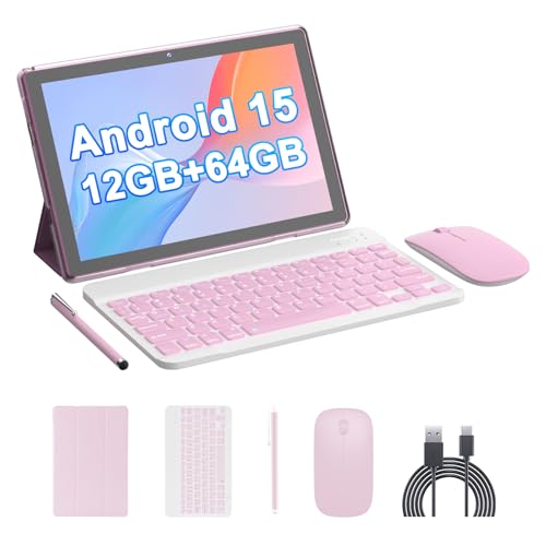 10" Android 15 Tablet 12 GB RAM 64GB ROM Black Z68808