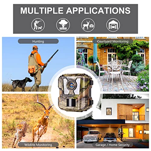 Mini Trail Camera 24MP 1080P HD Waterproof I35958