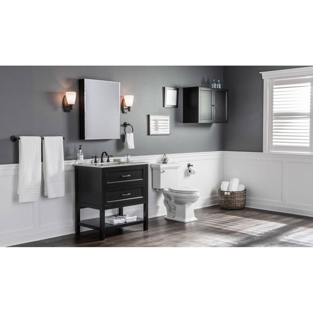 Oil Rubbed Bronze Widespread Bathroom Faucet A662