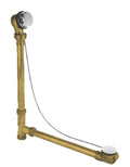 Pewter Bath Waste and Overflow Drain V416971