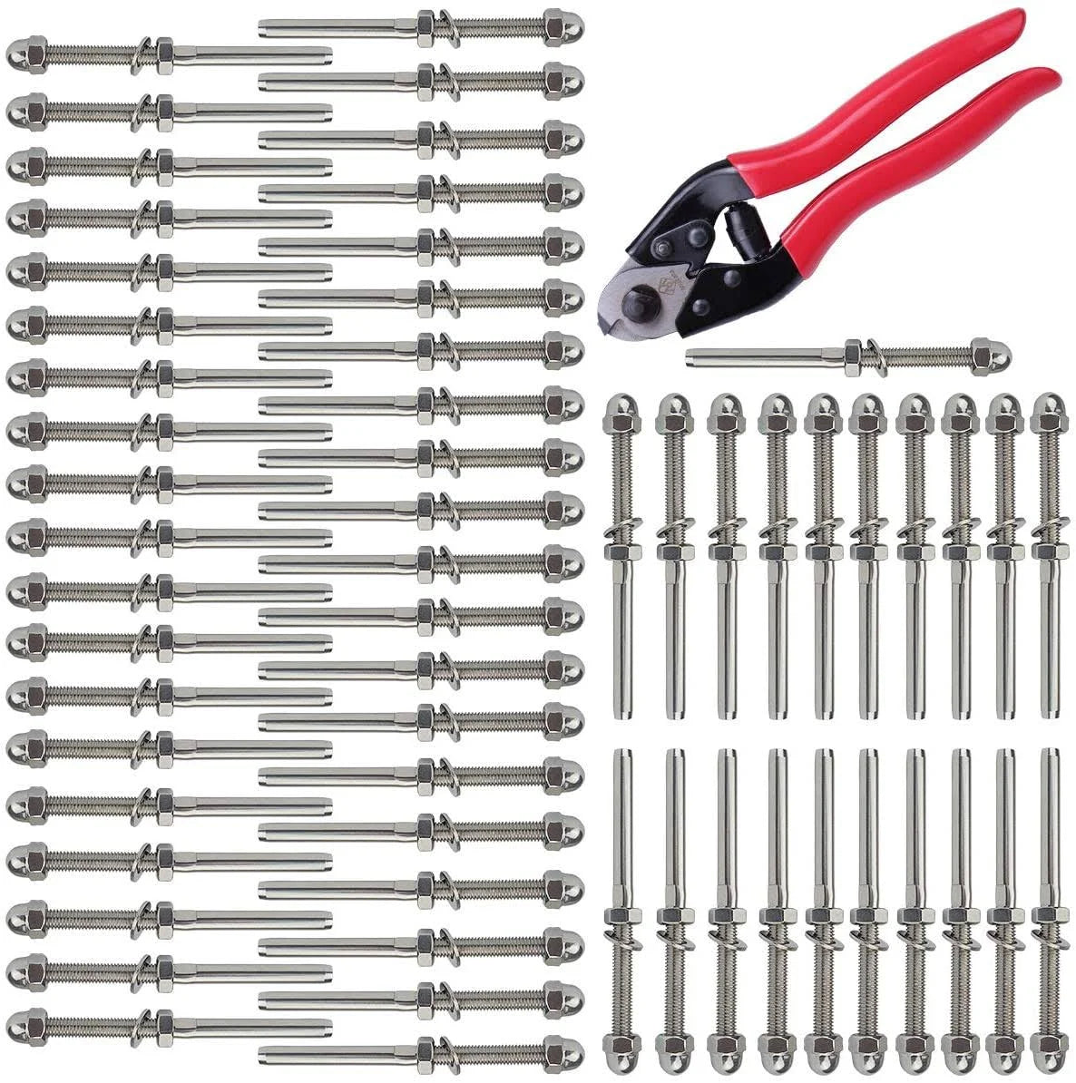 1/8x22 T316 Stainless Steel Cable Railing Kit V890