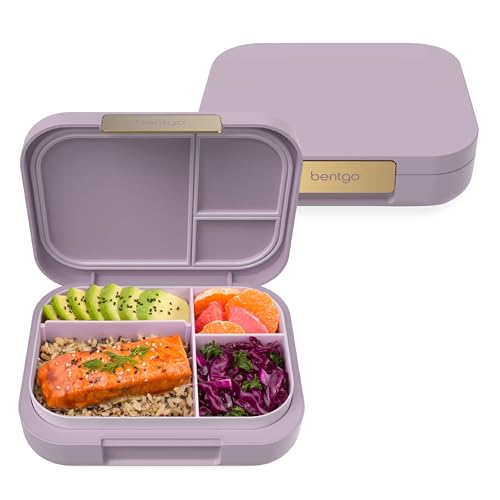 Dark Gray Bento Lunch Box, 3-4 Compartments, Leak-Resistant, 44 fl oz, BPA-Free H89106