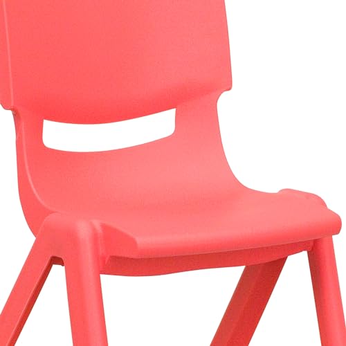 Blue Plastic Stackable School Chair 4 Pack Q106