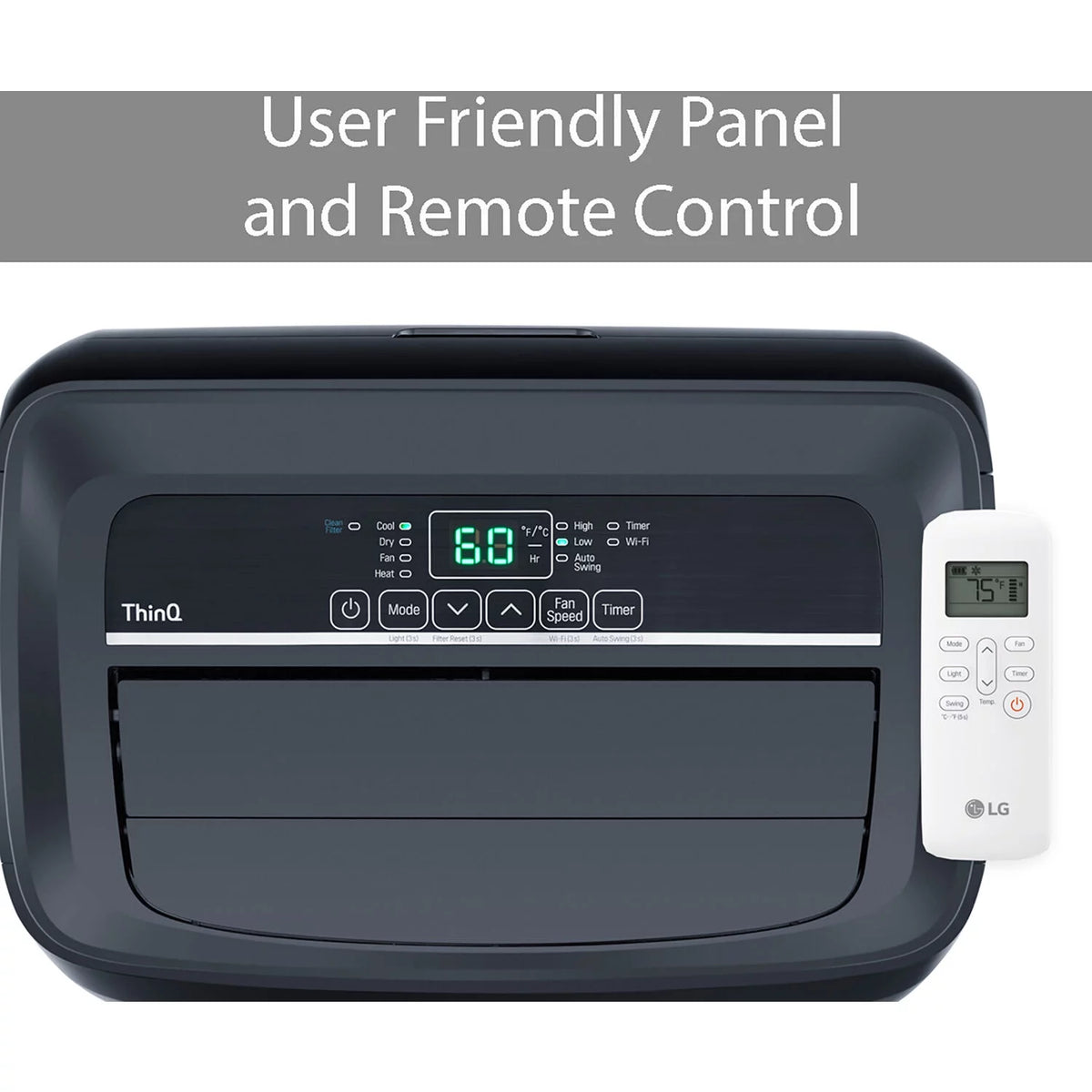 10,000 BTU Smart Wi-Fi Portable Air Conditioner Y6449