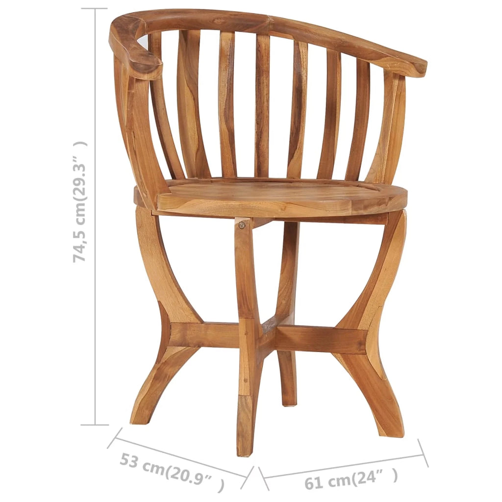 3 Piece Teak Wood Bistro Set O8316