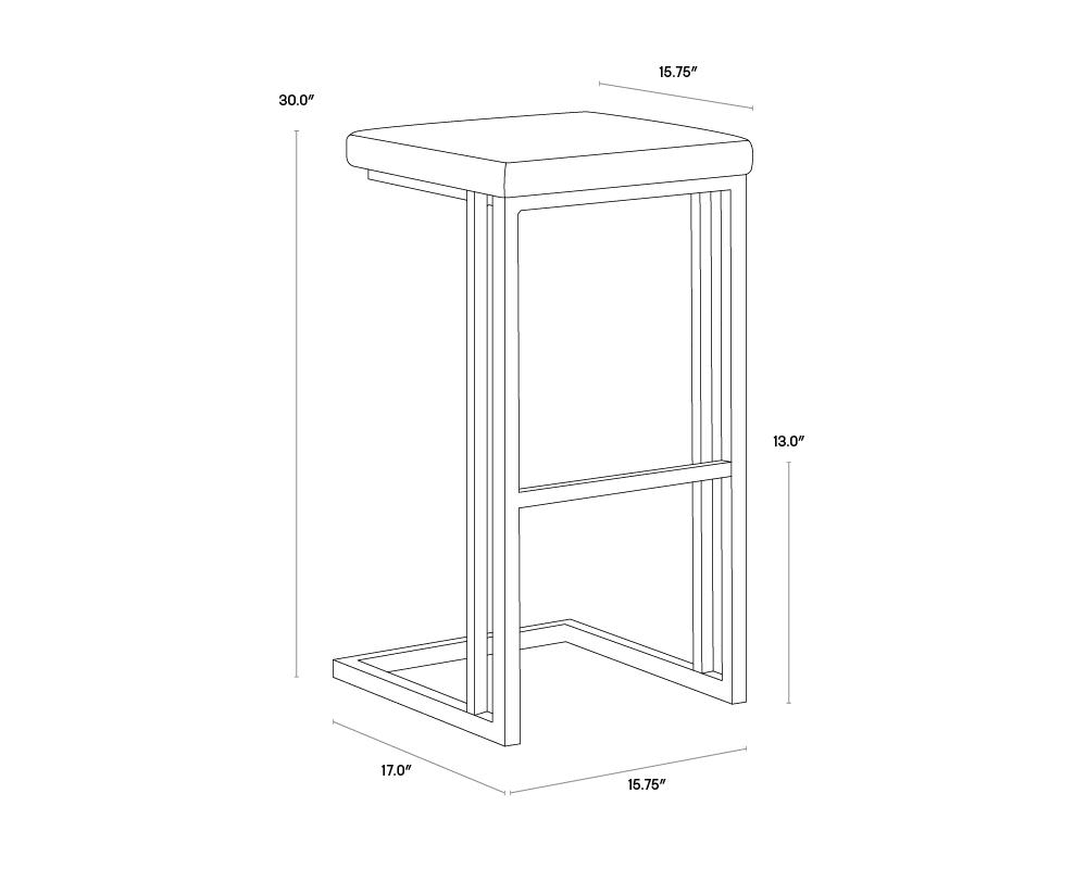 Onyx Barstool Set of 2 G92971