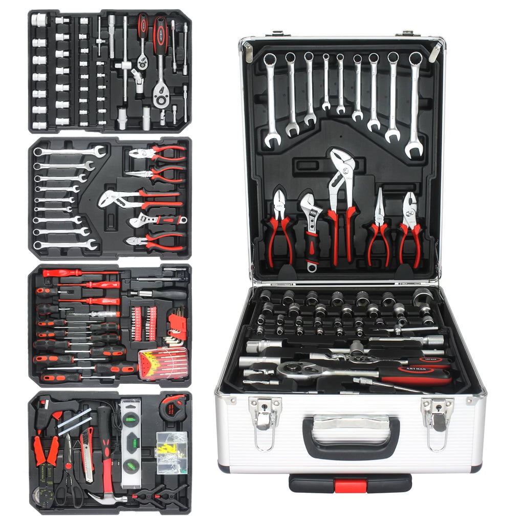 White 4 Layers Rolling Tool Box Set C139035