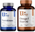 Nattokinase 100 mg & Omega 3 Fish Oil Cardiovascular Support B739747