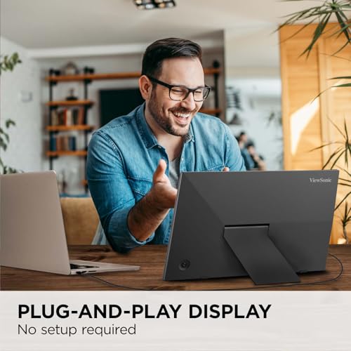 16 Inch 1080p FHD IPS Portable Monitor with Built-in Stand and Protective Case R68135