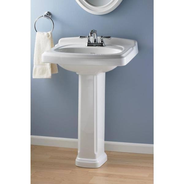 White Pedestal Leg M127579