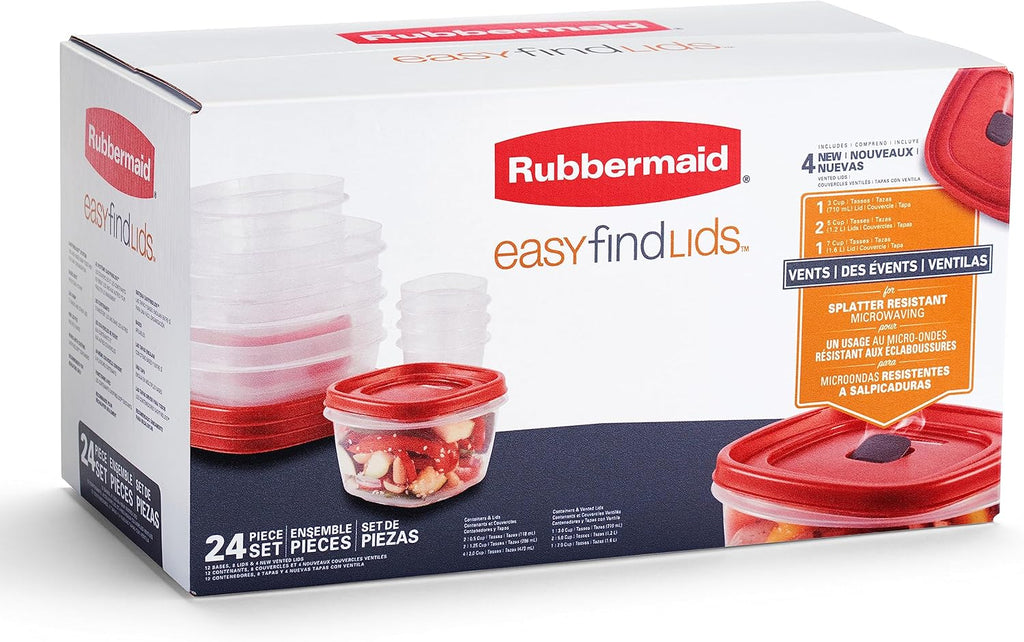 24 Piece Food Storage Container Set A191
