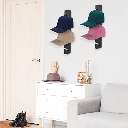 Gray Wooden Hat Rack (2 Pack) E7632