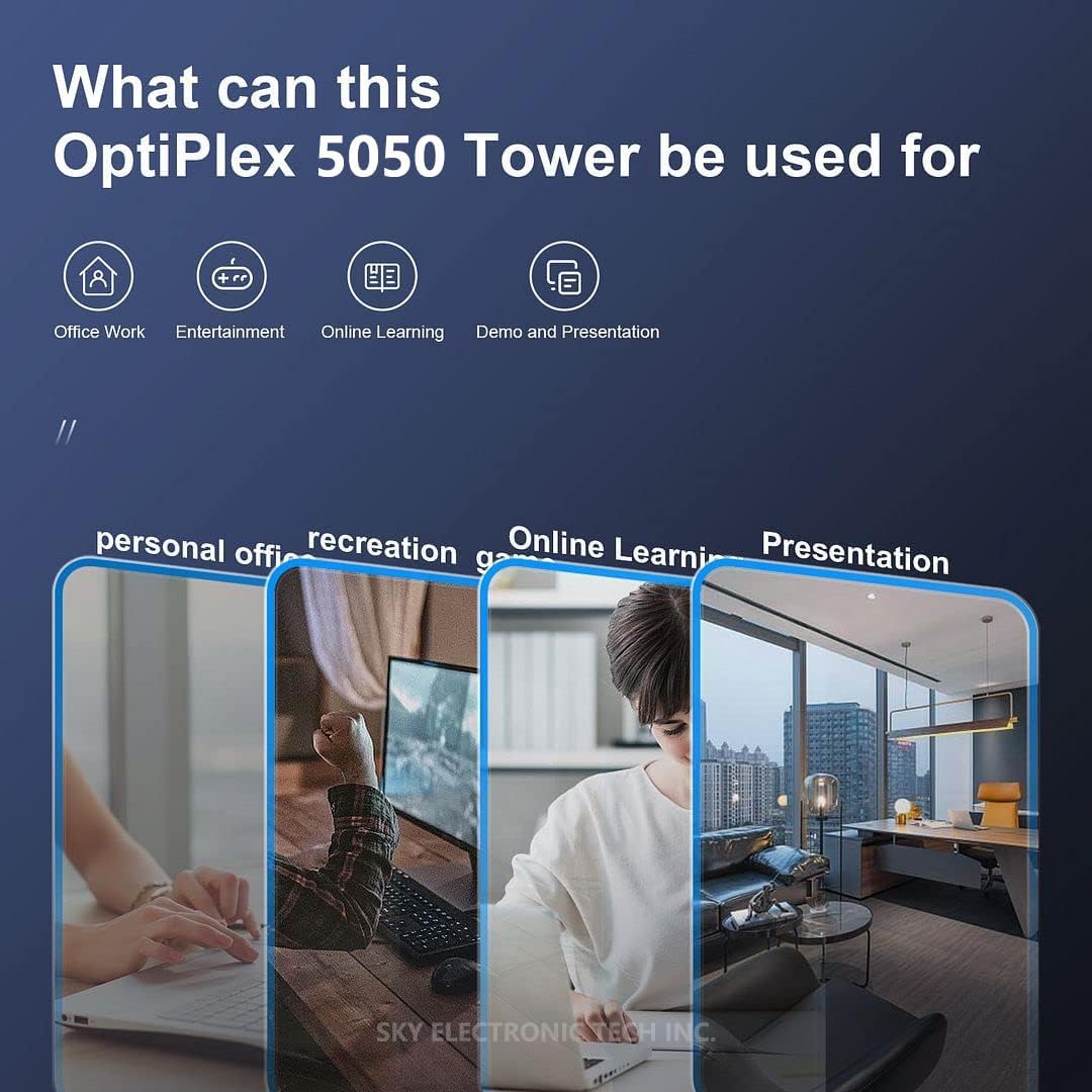 Mini Tower Desktop PC with Core i7-6700, 16GB DDR4, 512GB SSD, Windows 10 Pro S1595