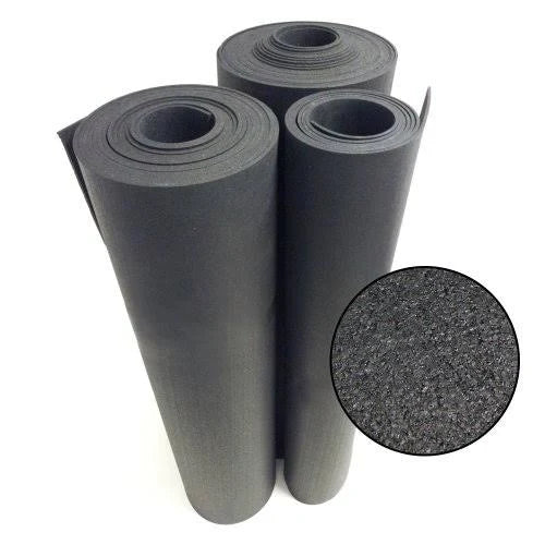 Black Rubber Flooring Rolls 6mm x 4ft x 9ft J213903
