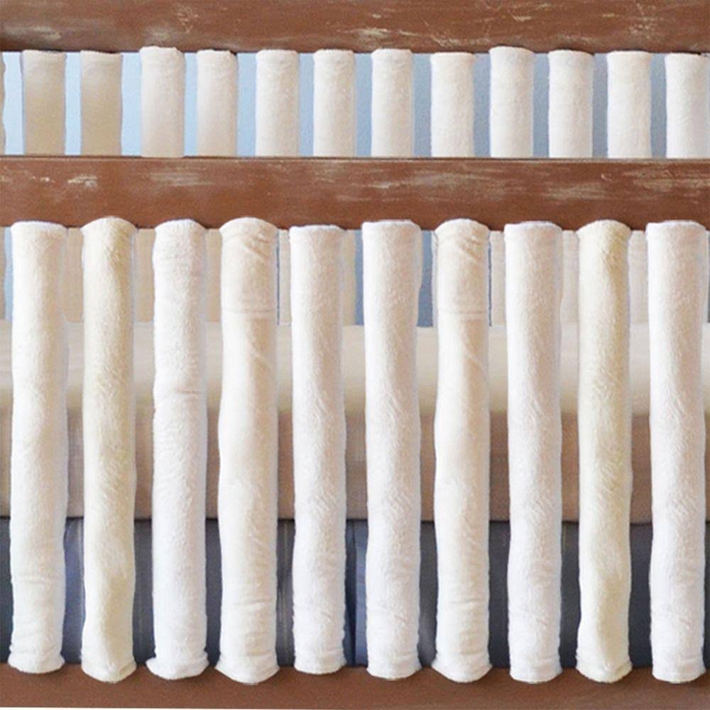 24 Piece Cream Minky Crib Liners G324