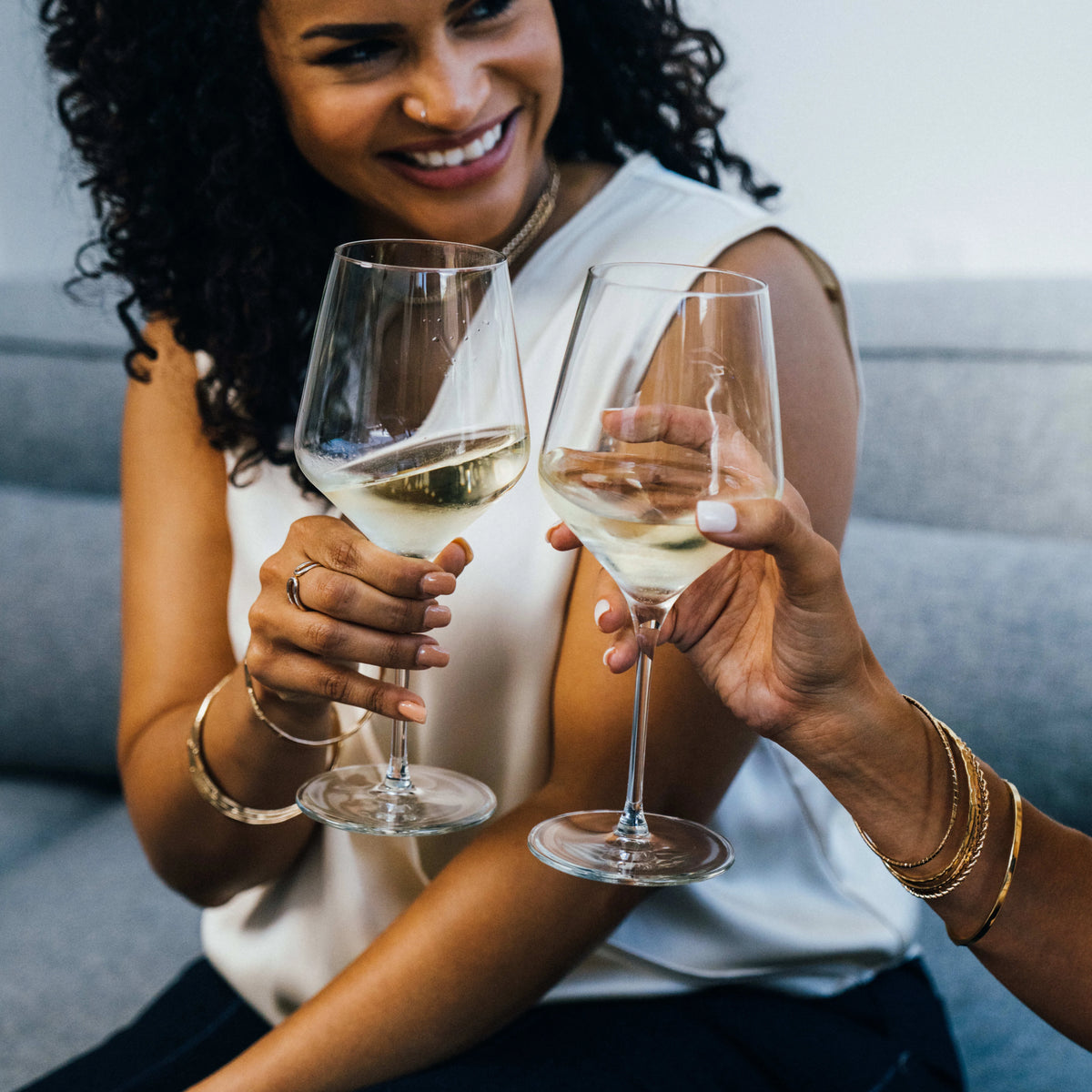 White Wine Glasses, Set of 4 Q60529