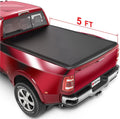 Soft Folding Truck Bed Tonneau Cover for Chevy Colorado/GMC Canyon 2015-2021 Fleetside 5FT Bed N8016