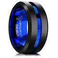 10mm Black Matte Tungsten Carbide Ring Q8828
