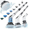 Cordless Electric Spin Scrubber with 8 Replaceable Brush Heads Z321