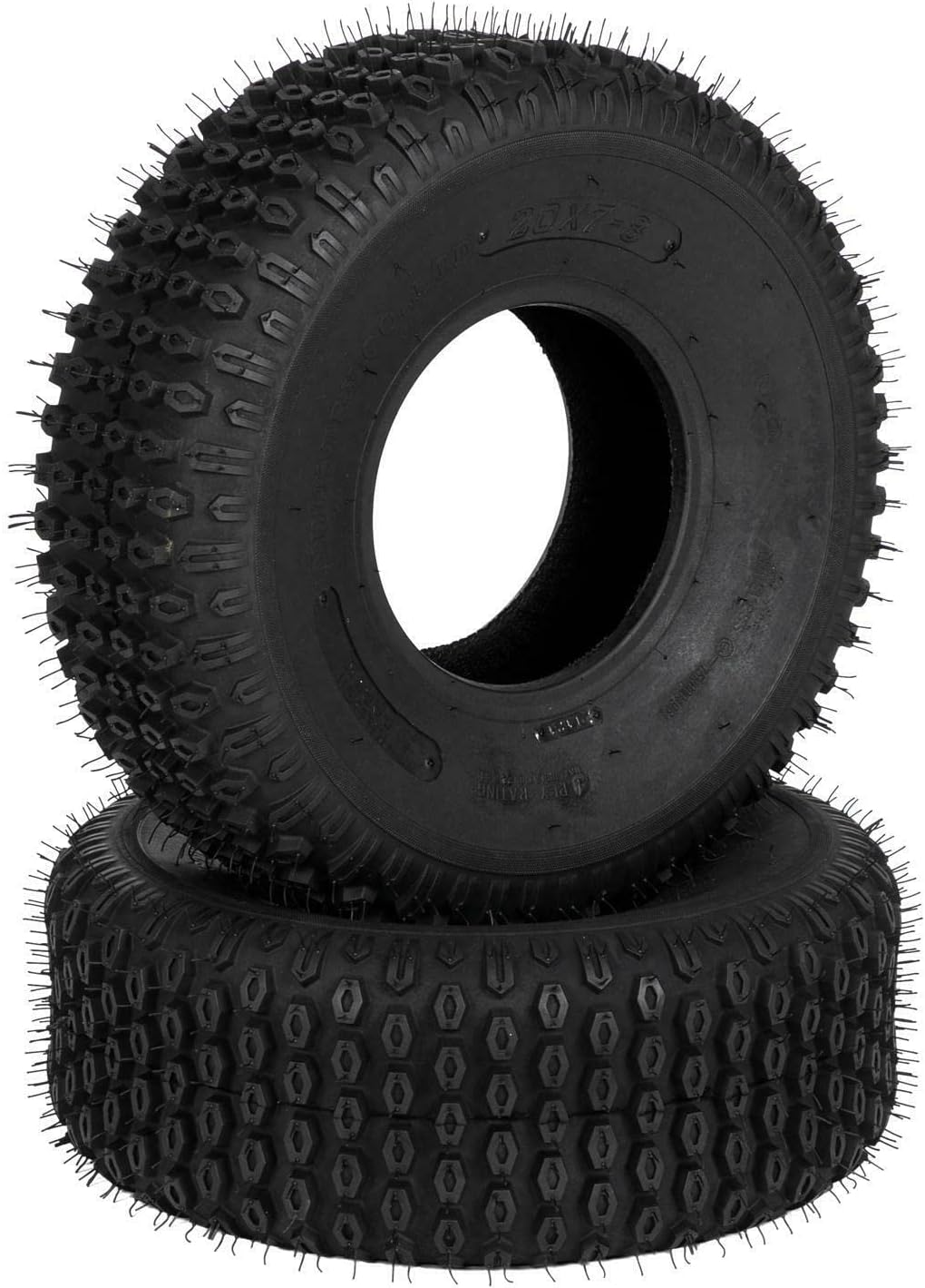 Set of 2 20x7-8 All Terrain ATV UTV Tire 4PR Tubeless R211721