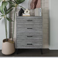 Rustic 4 Drawer Wooden Dresser F61731