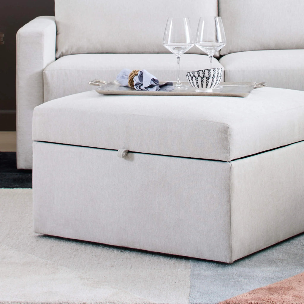 Frost Ottoman with Storage P566625