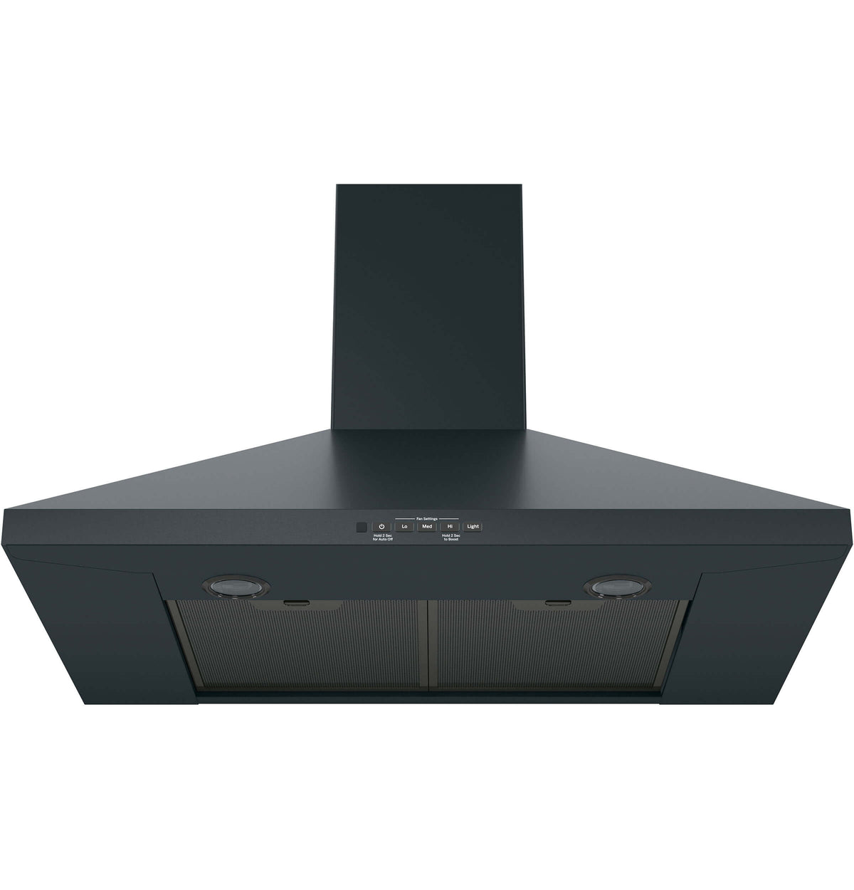 Black 30" Wide Wall Mounted Range Hood W6223
