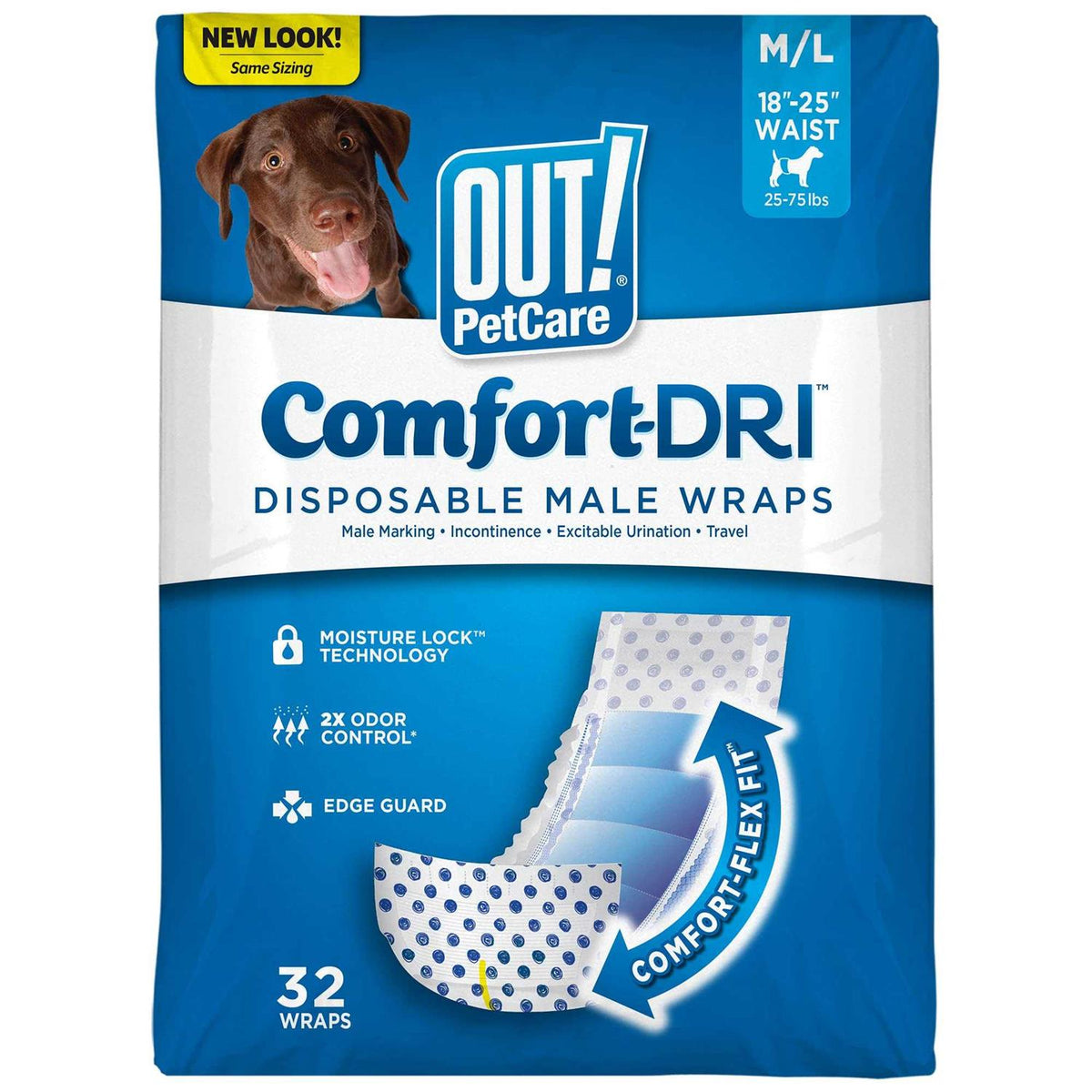 Disposable Male Dog Diapers with Leak Proof Fit H92217