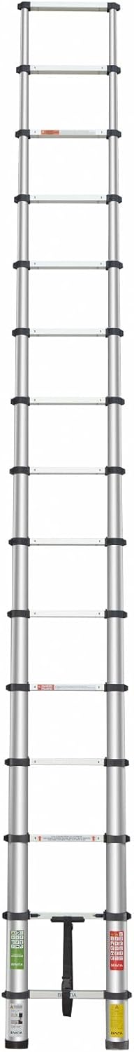 15 Ft Aluminum Telescoping Ladder Type 1A S711569