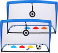 4'x3' Portable Pop Up Soccer Goals with Carry Bag, 2 Pack W419